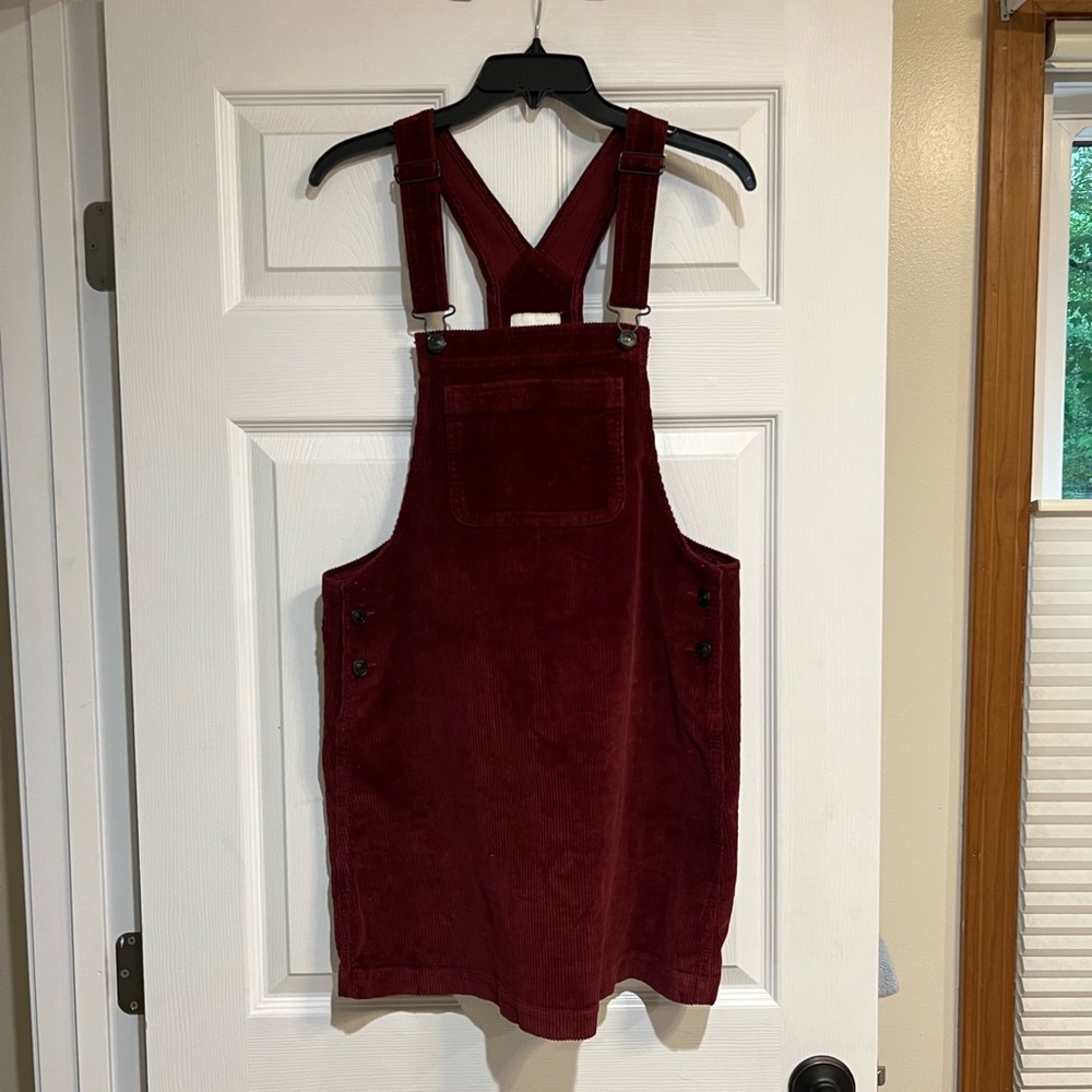 American Eagle Corduroy Overall Dress